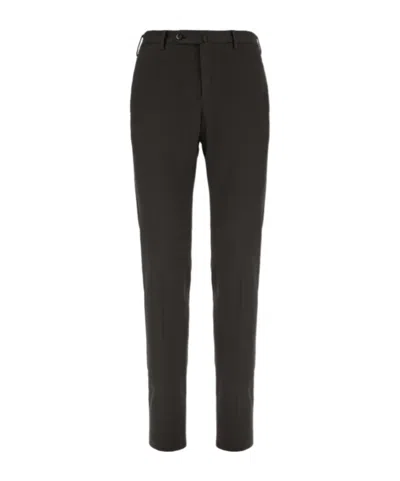 Pt Torino Casual Trousers With Belt Loops In Black
