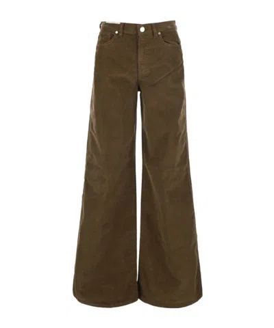 Pt Torino Casual Trousers With Belt Loops In Brown