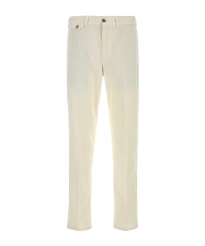 Pt Torino Casual Trousers With Belt Loops In Neutral