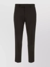 PT TORINO CENTRAL PLEATED STRAIGHT LEG TROUSERS