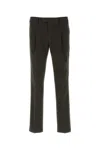 Pt Torino Charcoal Stretch Cotton Pant In Multi