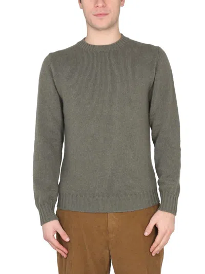 Pt Torino Green Crew Neck Sweater