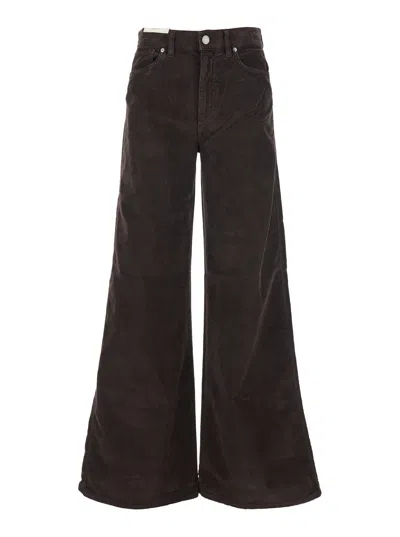 Pt Torino Cindy Soft Stretch Corduroy In Brown