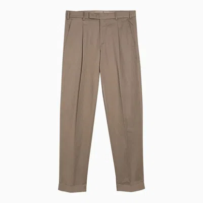 Pt Torino Colonial Cotton Rebel Trousers In Beige