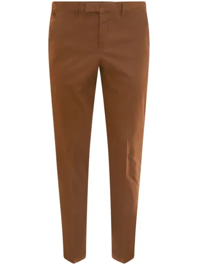 Pt Torino Pttorino Pantaloni Dal Taglio Slim In Brown