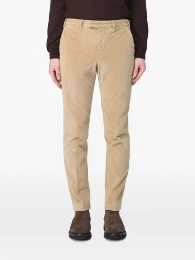 Pt Torino 'master Fit' Corduroy Pants In Brown
