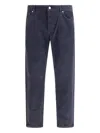 Pt Torino Corduroy Five-pocket Pants In Blue