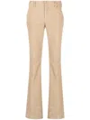 Pt Torino Corduroy Flared Trousers In Blau