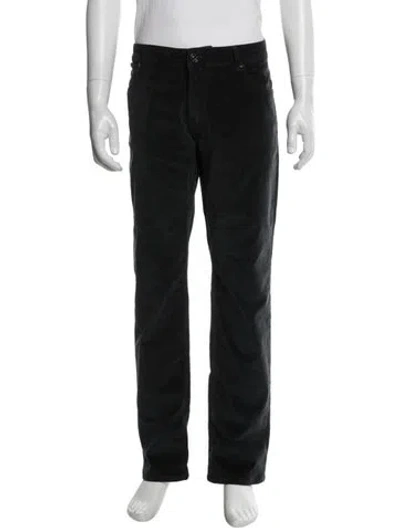 Pre-owned Pt Torino Corduroy Pants In Black