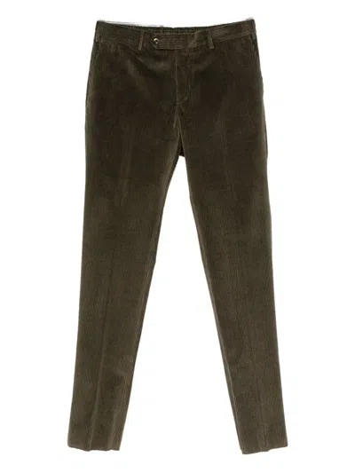 Pt Torino Corduroy Pants In Green