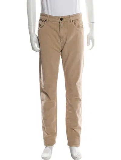 Pre-owned Pt Torino Corduroy Pants In Neutral