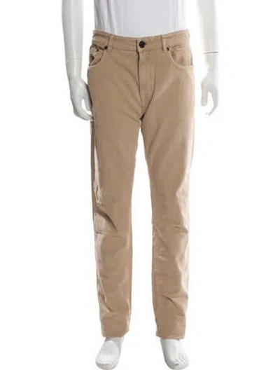 Pre-owned Pt Torino Corduroy Pants In Neutrals