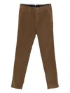 Pt Torino Corduroy Straight-leg Trousers In Brown