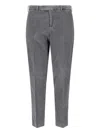 Pt Torino Flannel Trousers In Gray