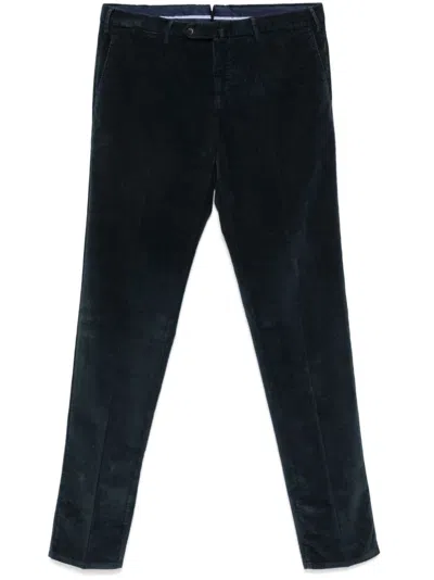 Pt Torino Corduroy Trousers In Black