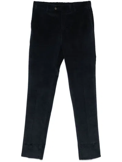 Pt Torino Corduroy Trousers In Blue