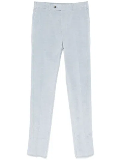 Pt Torino Corduroy Trousers In Blue
