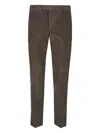 Pt Torino Corduroy Trousers In Brown