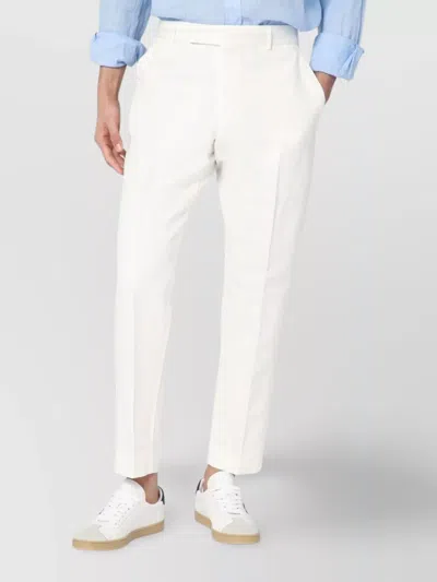 PT TORINO COTTON AND LINEN TROUSERS