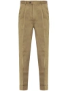 PT TORINO COTTON AND LINEN TROUSERS