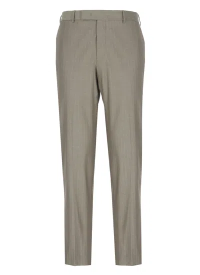 PT TORINO COTTON AND SILK TROUSERS