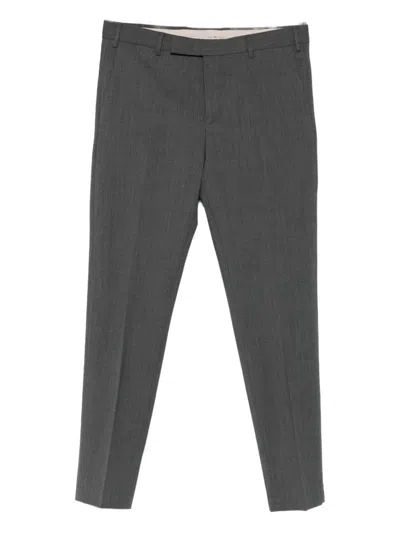 Pt Torino Cotton-blend Pants In Gray
