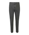 Pt Torino Cotton-blend Trousers In Black