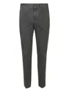 Pt Torino Cotton-blend Trousers In Gray