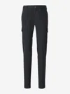 Pt Torino Cotton Cargo Pants In Black
