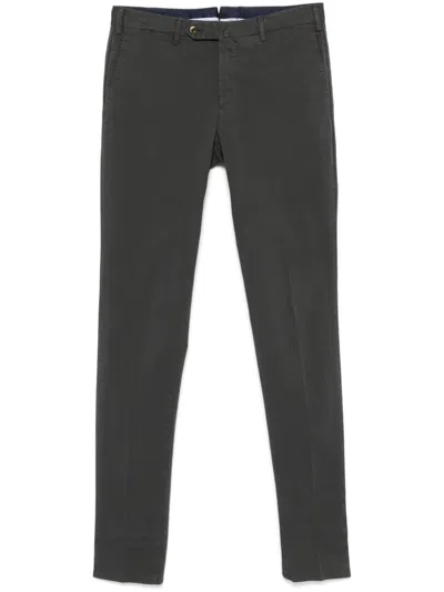 Pt Torino Cotton Chinos In Grey