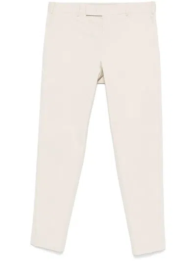 Pt Torino Cotton Chinos In Neutrals