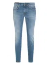 Pt Torino Cotton Jeans In Blue