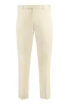 Pt Torino Tailored Straight-leg Pants With Subtle Pleats And Side Pockets
