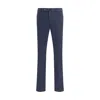 Pt Torino Cotton Trousers In Blue