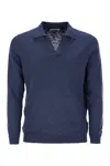 Pt Torino Cotton Polo Shirt In Blue
