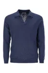 Pt Torino Cotton Polo Shirt In Blue