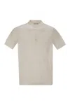 Pt Torino Cotton Polo Shirt With Short Sleeves