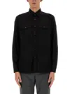 Pt Torino Cuffed Sleeves Cotton Shirt