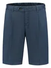 Pt Torino Cotton Shorts In Blue