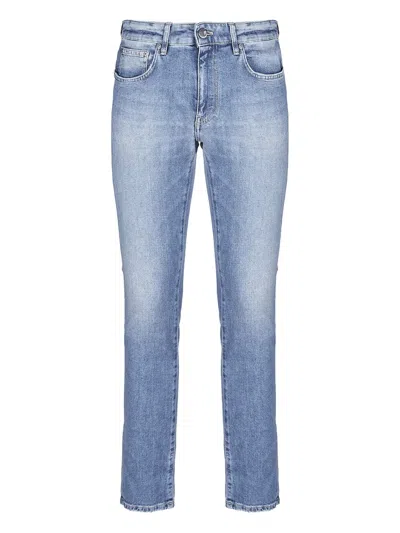Pt Torino Cotton Slim Jeans In Blue