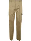 Pt Torino Cotton Straight-leg Trousers In Neutrals
