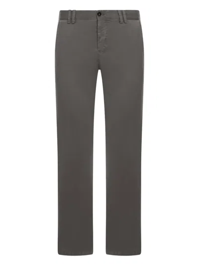 Pt Torino Tailored Cotton Trousers In Black