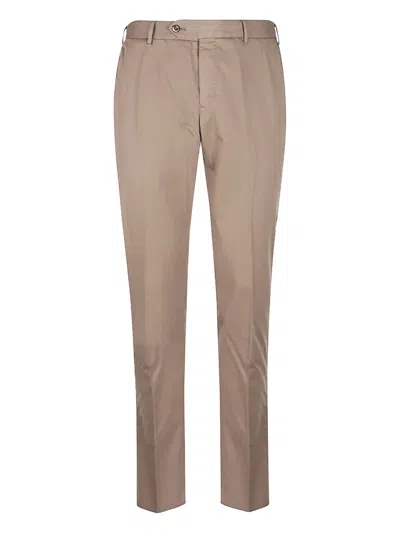 Pt Torino Cotton Trousers In Animal Print