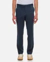 Pt Torino Back Flap-pockets Trousers In Blue