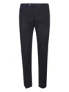 Pt Torino Cotton Trousers In Blue
