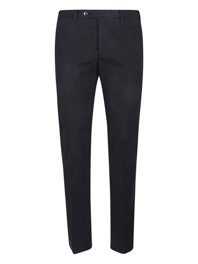 Pt Torino Cotton Trousers In Blue