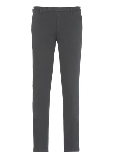 Pt Torino Cotton Trousers In Blue