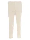 Pt Torino Cotton Trousers In White
