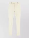 Pt Torino Cotton Trousers With Pockets And Loops In Neutral