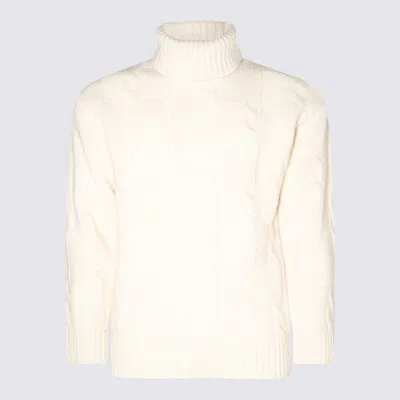 PT TORINO PT TORINO CREAM WOOL BLEND JUMPER